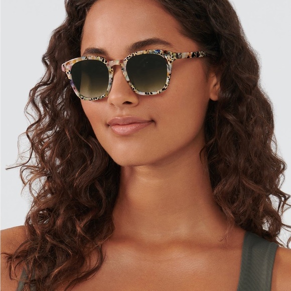 KREWE Accessories - New KREWE Multicolor Sunglasses, Prytania poppy w/ dark green gradient lens